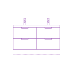 Fixtures Bathroom Vanity Ikea Godmorgon Odensvik Double Vanity 4 Drawers Tab Craft Design Svg File, Free Vectors File